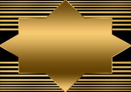 image gold frame drawing