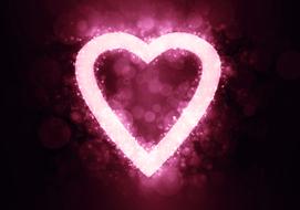 heart love romantic neon