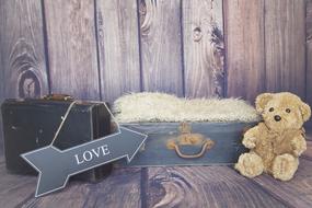 Baby Bears low arrow sign