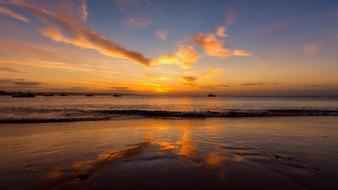 amazingly beautiful Sunrise, uk, wales, Tenby