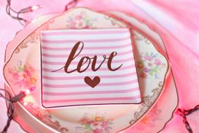 Valentine Day Vintage love card