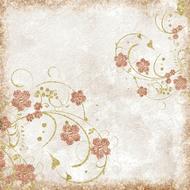 floral vintage background, template