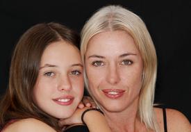 ravishing Family Mom Daughter