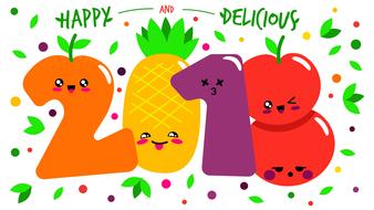 happy deliciove 2018 drawing