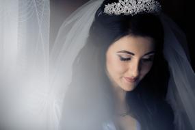 portrait of goodly Wedding Girl