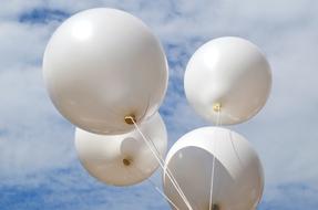 Sky white Wedding Balloon