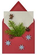 Wishes Christmas Letter tree fir