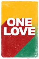 poster one love drawing