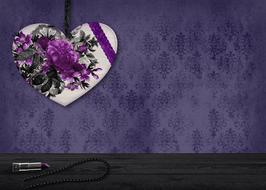Heart Flowers Pearl