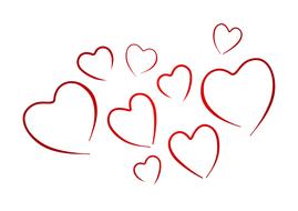 heart love together drawing