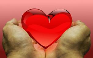 Feeling Love Heart hands