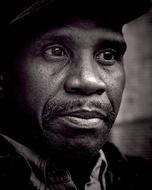 Homeless Man black and white