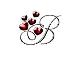 letter b heart