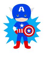 animated Captain American kid
