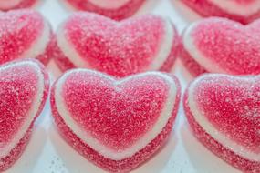 Heart Jelly Sugar pink