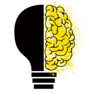 painted semi lamp semi brain