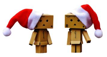 Danbo Christmas Figure papper