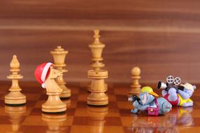 chess and kinder toys