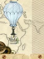 background in steampunk design