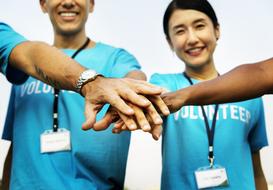 volunteer team photo