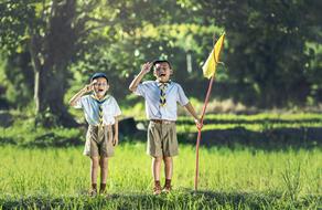 Boy Scout garden