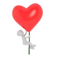 love heart happy red romantic drawing