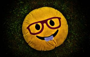 Smiley Funny Cheerful face drawing