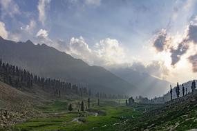 morning in Jahaz Banda, Pakistan