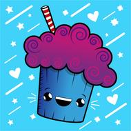 animated strawberry ice cream