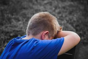Boy Sad cry