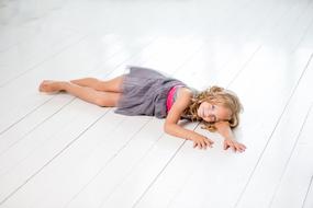 amazingly beautiful Girl Lying