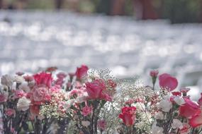 Wedding Roses pink white