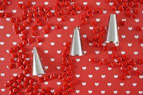 Day Valentines red heart drawing