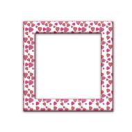 photo frame with pink hearts