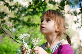Nature Flower Summer girl