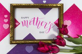 happy Mother'S Day frame flowers