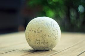 Religion Faith Love stone