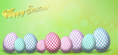 eggs greeting holidays drawing