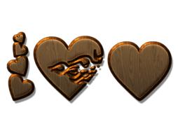 st valentine s day february wood hearts