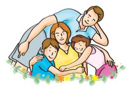people family happy drawing