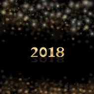 new year 2018 card drawing