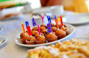 Birthday Happy Cake and candles