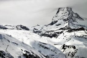 Alps Zermatt Matterhorn snow