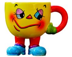 Cup Funny Smiley drawing