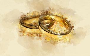 watercolour creative ring drawing