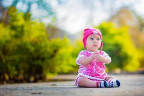 Kid on road