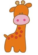 giraffe animal toy doll drawing