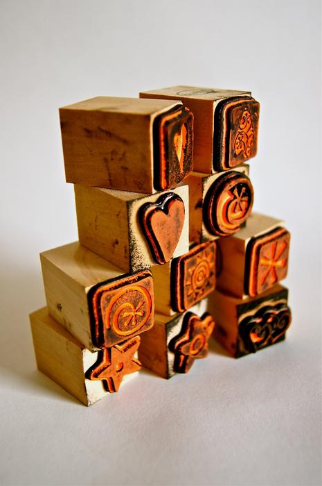 Beautiful and colorful cubes, with the beautiful patterns