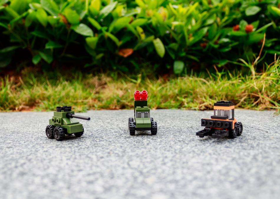 Plastic Lego toys