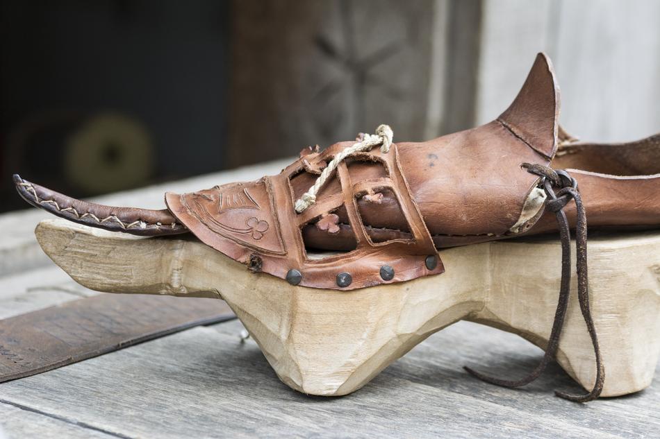 Shoe Klompschoen Over in museum